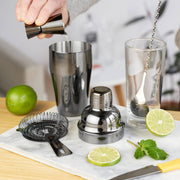 Stainless Steel Barware Set of 4 ASSORTED COLORS