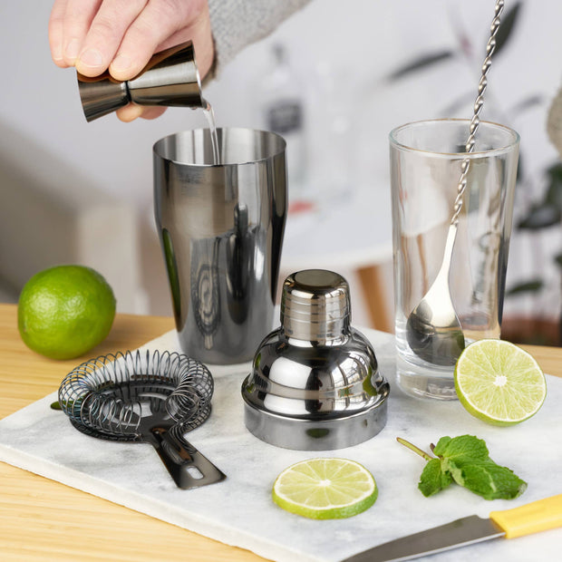 Stainless Steel Barware Set of 4 ASSORTED COLORS