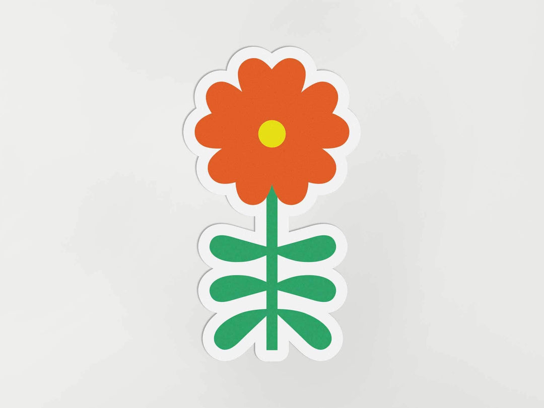 Tilly, Potentilla Flower Die Cut Sticker