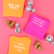 Big Dip Energy - Orange Cocktail Napkins