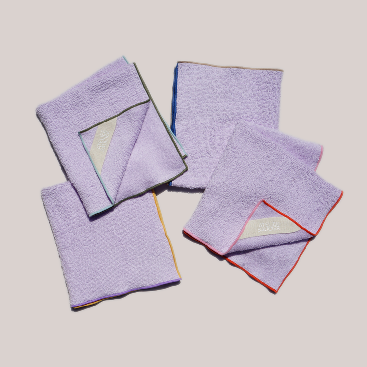 Rainbow Pop French Terrycloth Dish Towels | Set of 4