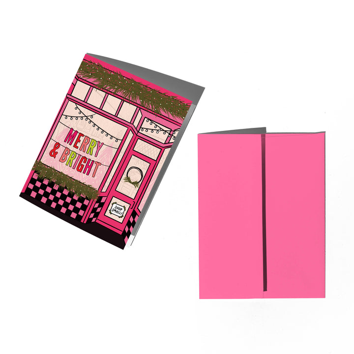 Holiday Shop Window Card: Single card