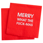 Merry WTF-Mas - Holiday Cocktail Napkins