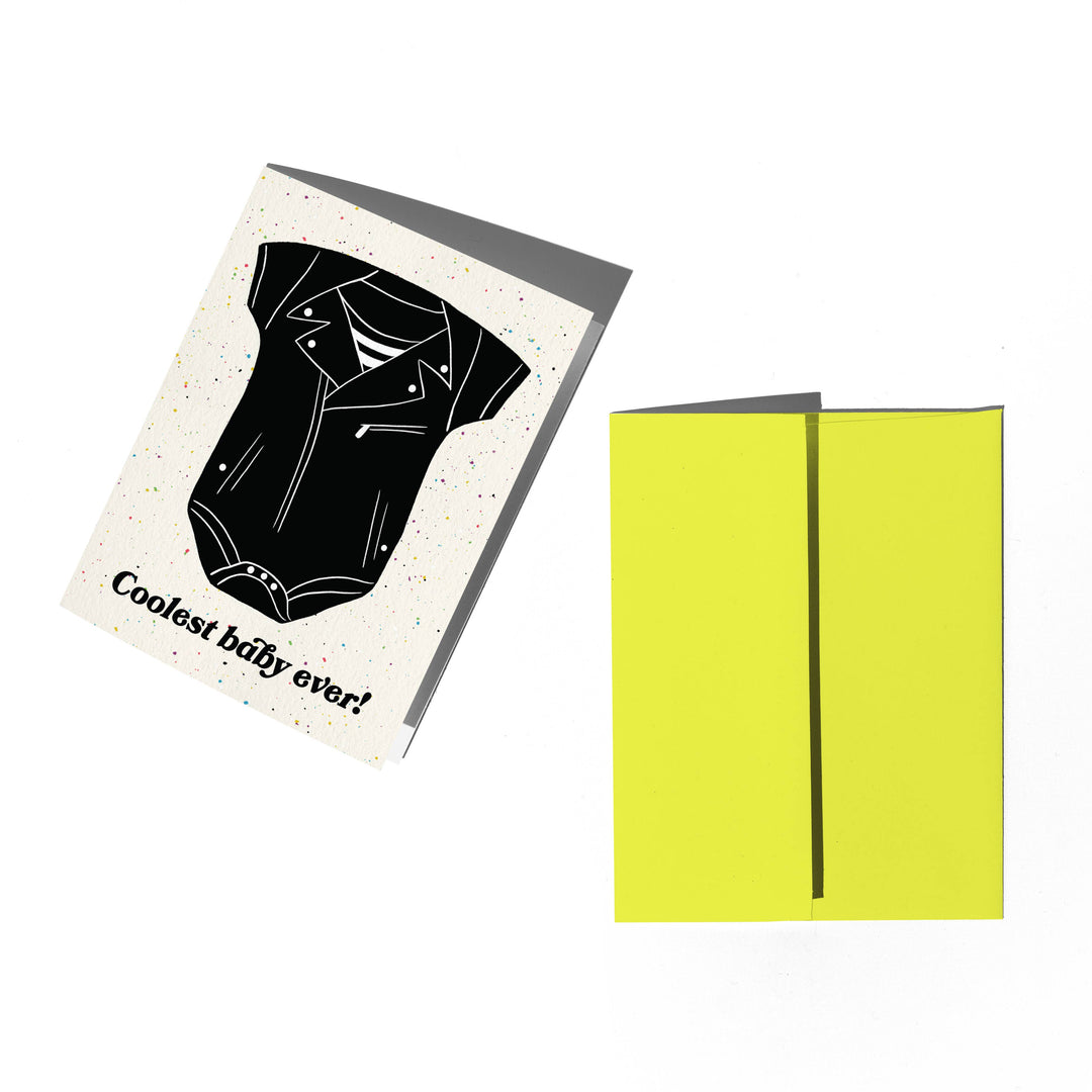 Cool Baby Card: Clear sleeve