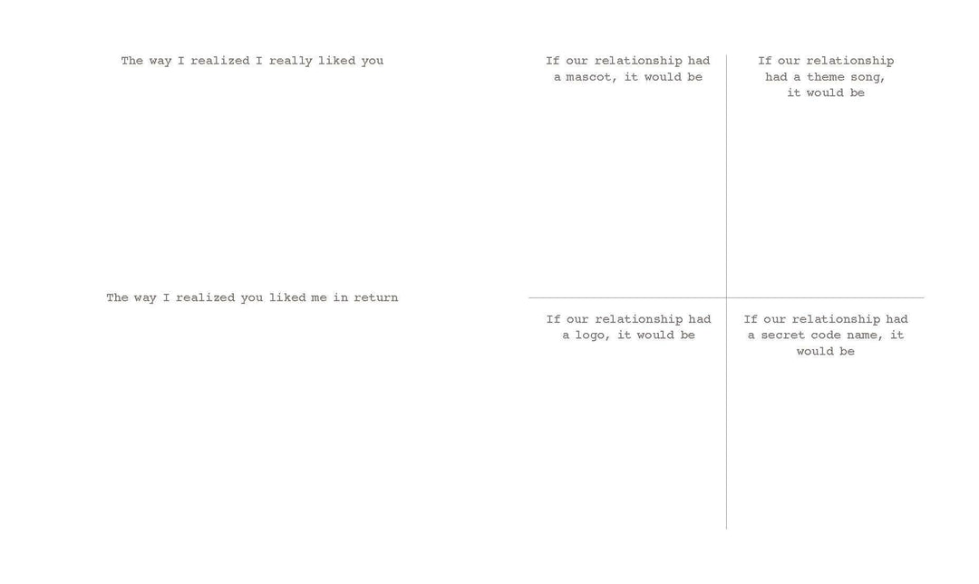 642 Things About You (That I Love)