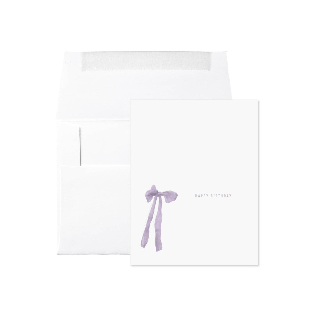 Two Women One Bow Happy Birthday Card