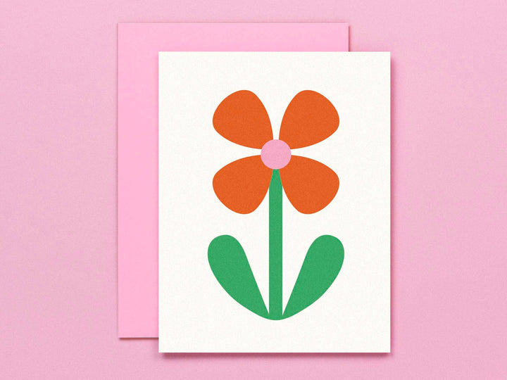 Flower Friend No. 7, Sweetie Blank Card