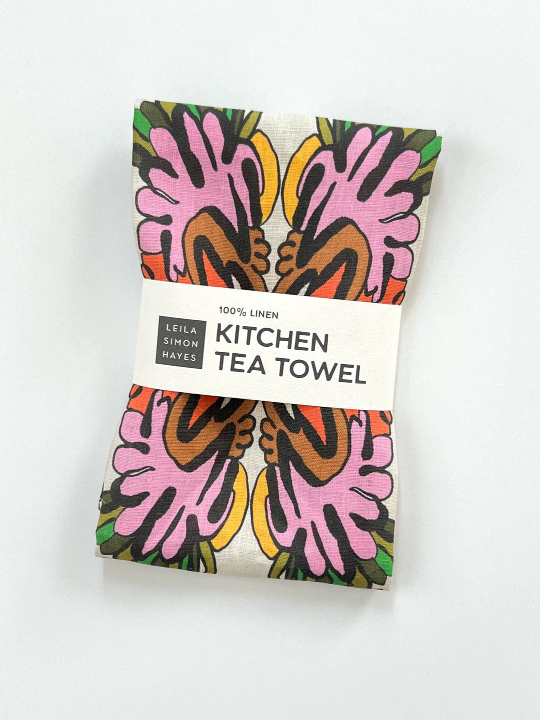 Flourish Tea Towel, bright