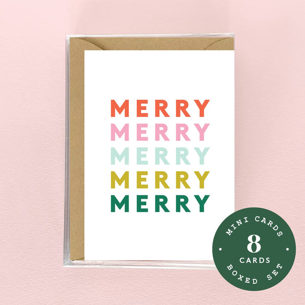 MERRY Mini Boxed Set -  8 Cards