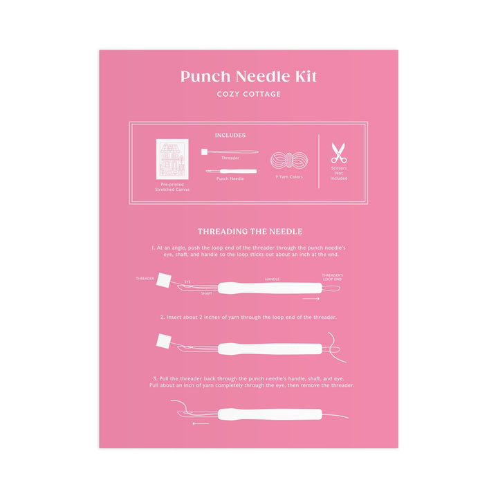 Cozy Cottage Punch Needle Kit