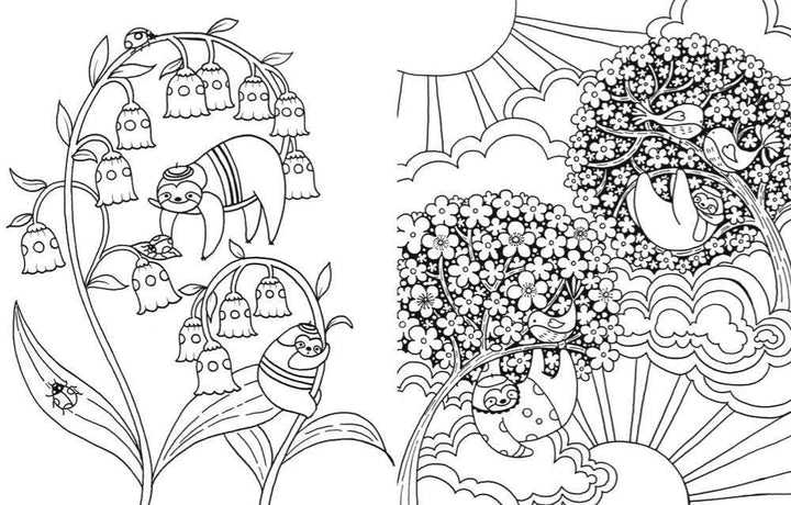 A Million Sloths Coloring Book