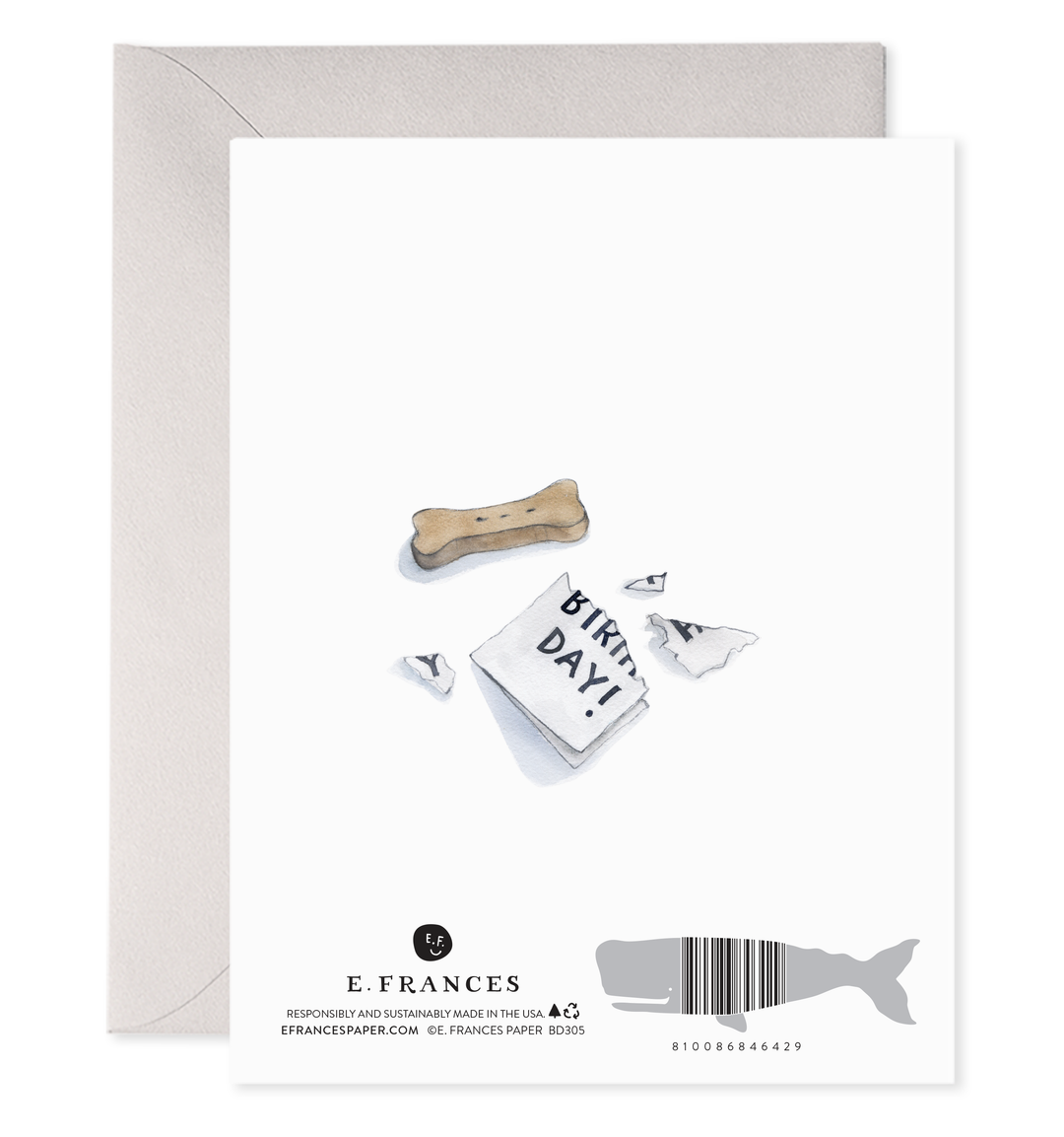 Sheepdog Belated Birthday Greeting Card