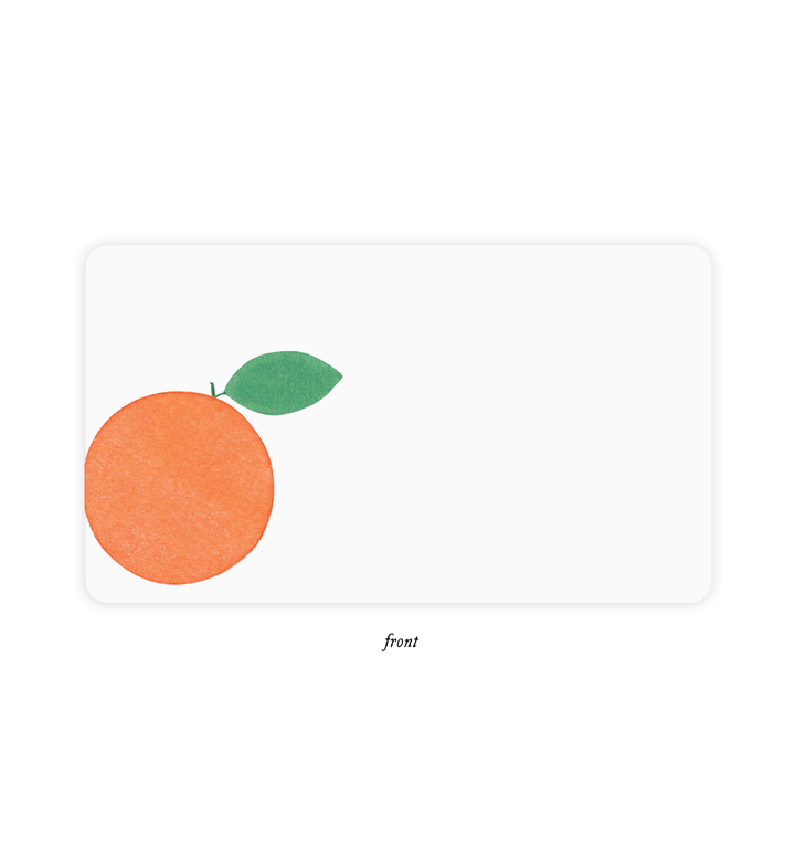 Orange Slice Little Notes