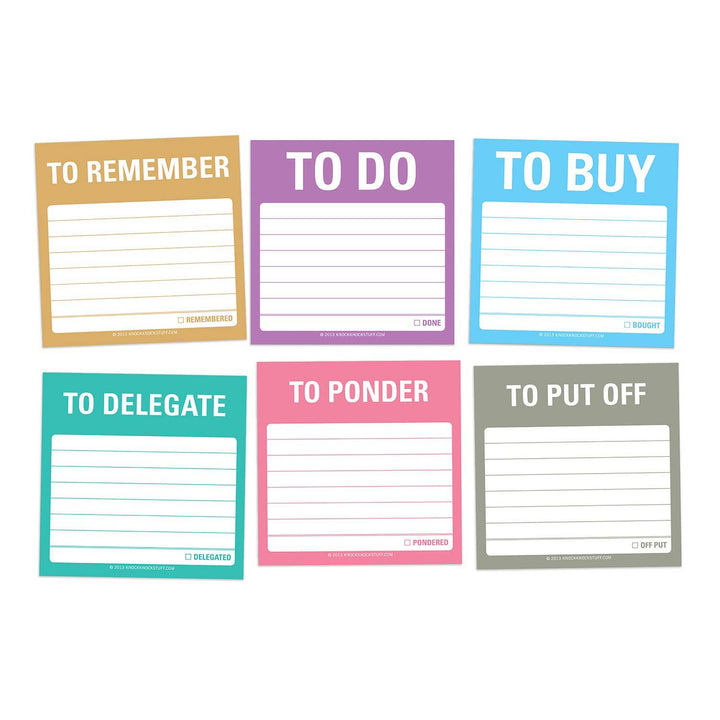 To Accomplish Sticky Notes Packet