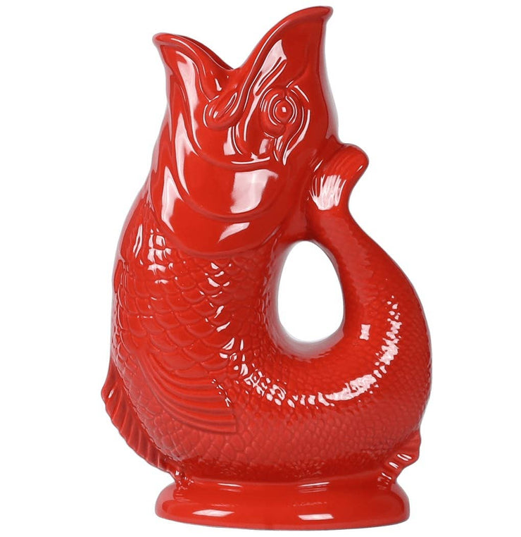 Red Gluggle Jug: Large