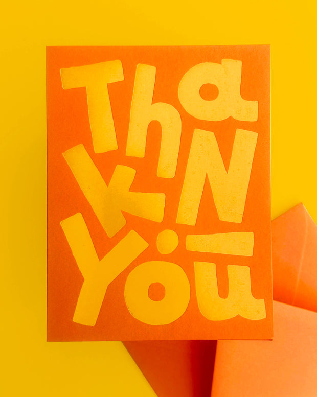 Thank You! Big Type: Single