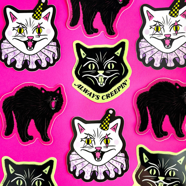 Halloween Cat Sticker