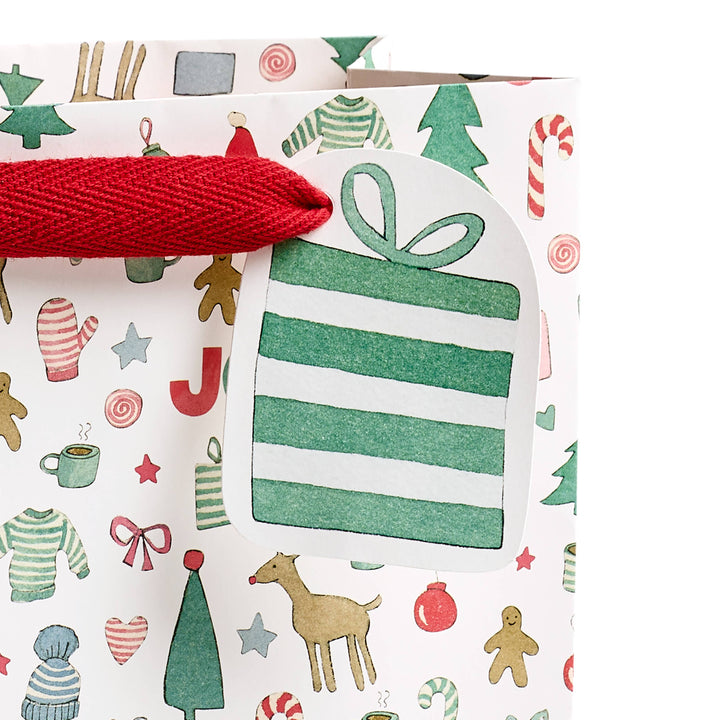 Merry Motif Gift Bag, Large