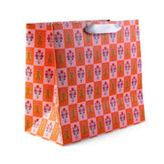 Large Gift Bag - Pink Ditsy: Large