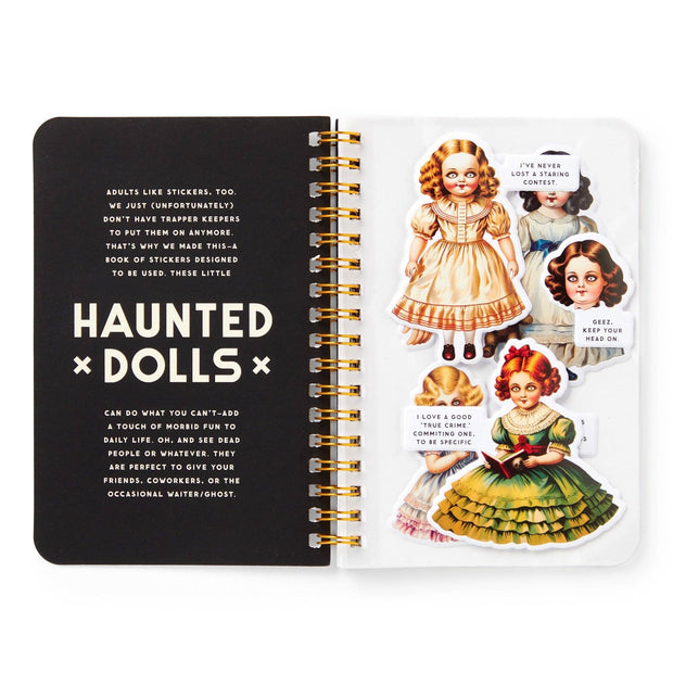 Brass Monkey Haunted Dolls Sticker Book