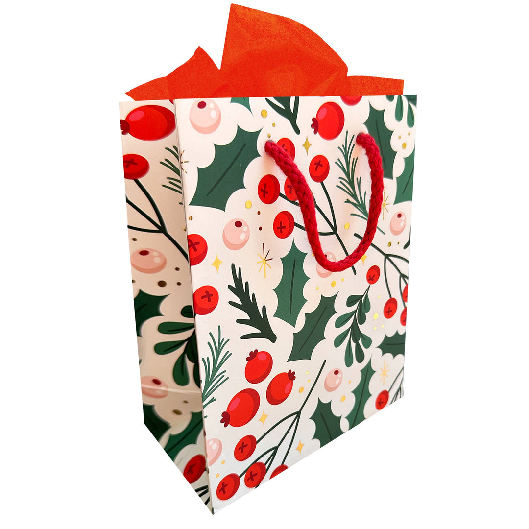 Winter Berries Small Gift Bag