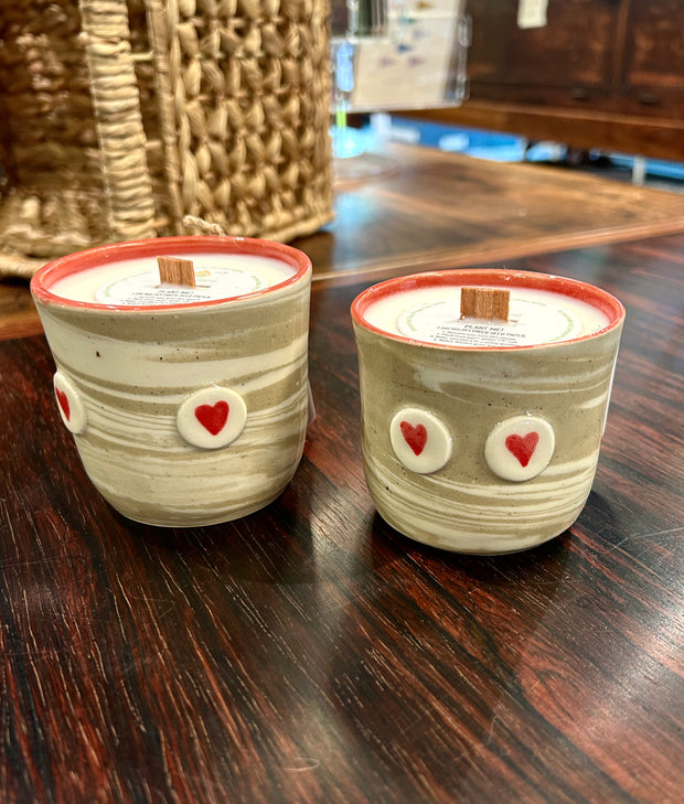 Heart Eye Cup Candle