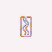 Mini Translucent Miami 3D Printed Bookmark: Multicolour