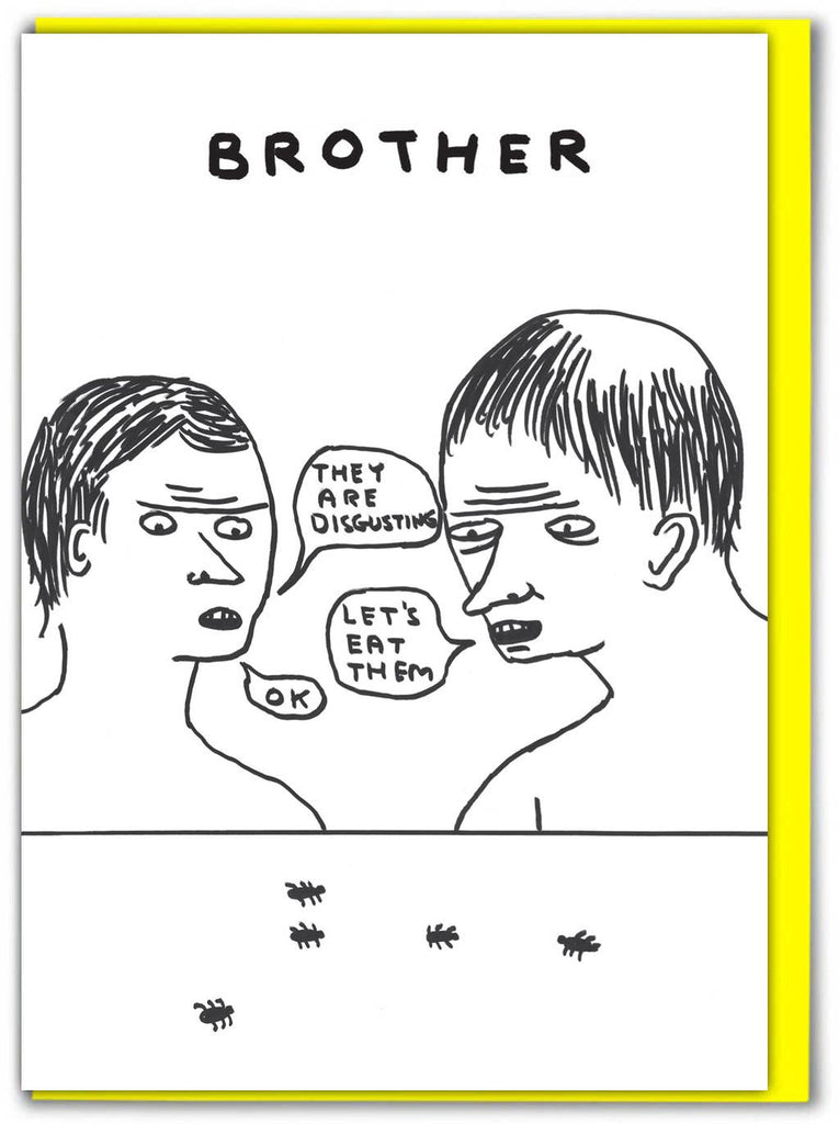 Funny Brother Birthday Greetings Card