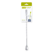 Trident 10.25 inch Stainless Spiral Cocktail Spoon and Fork
