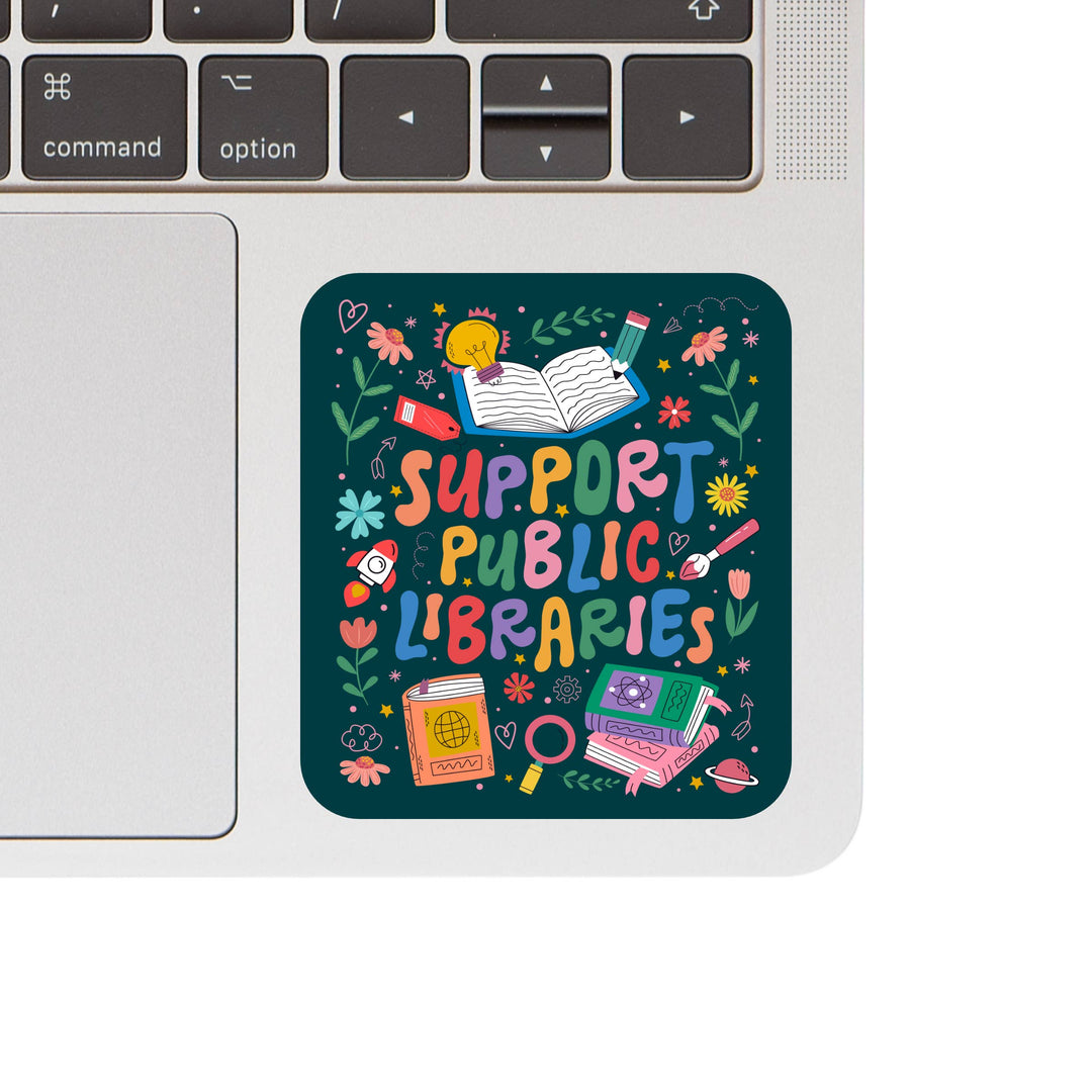 Book Community Schools Library High Quality Vinyl Sticker