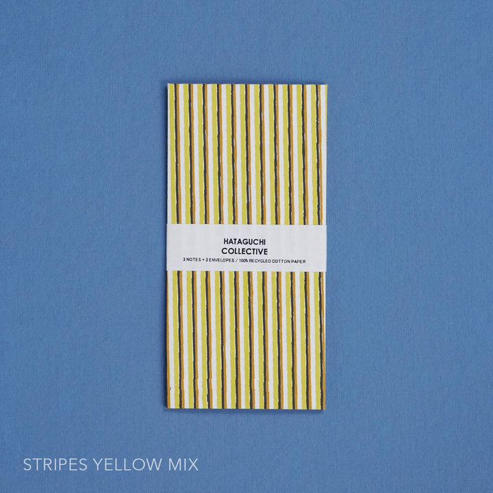 Large Envelope with Notecard Set: SHIMA-MARU GREY x GOLD