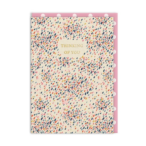 Cath Kidston Raindrops Thinking Of You Greeting Card (11534)