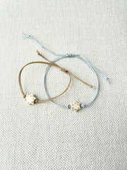 Magen star charm Bracelet: Ivory