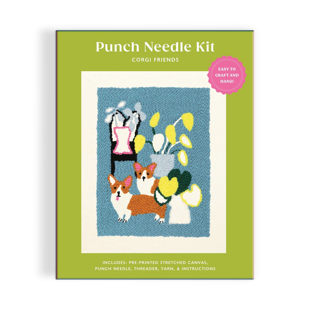 Corgi Friends Punch Needle Kit