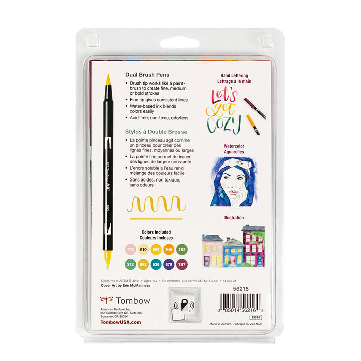 Dual Brush Pen Art Markers: Cottage 10-Pack