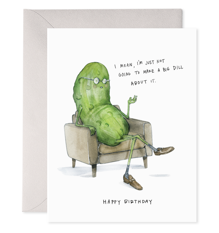 Big Dill Birthday Greeting Card