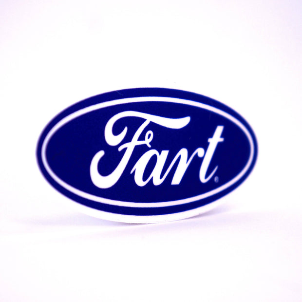 FART Car Logo Stickers - Set of 2