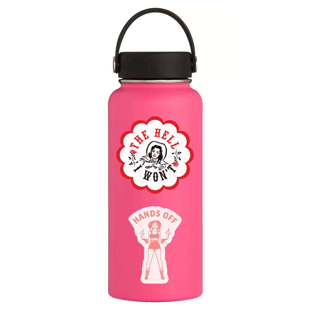 Cowgirl Feminist Politics High Quality Vinyl Sticker