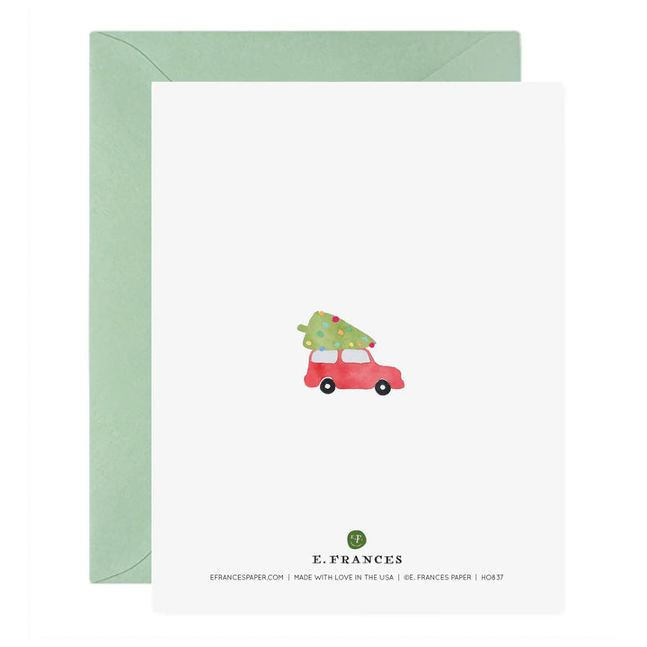 Fa La La La La Trees Christmas Card