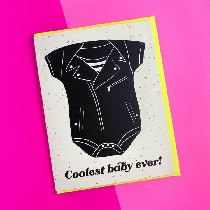 Cool Baby Card: Clear sleeve