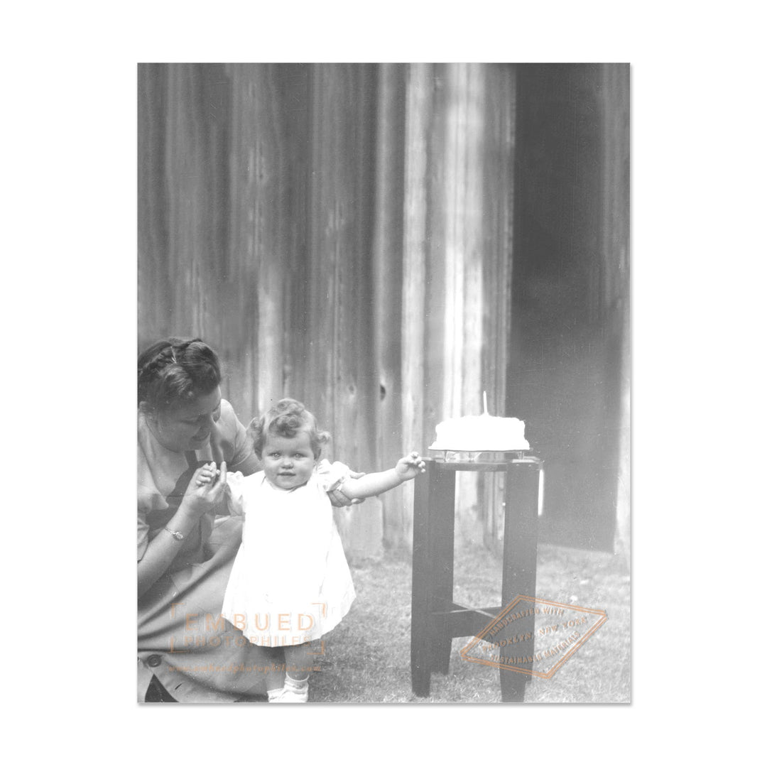 One Candle Happy Birthday Little One Card