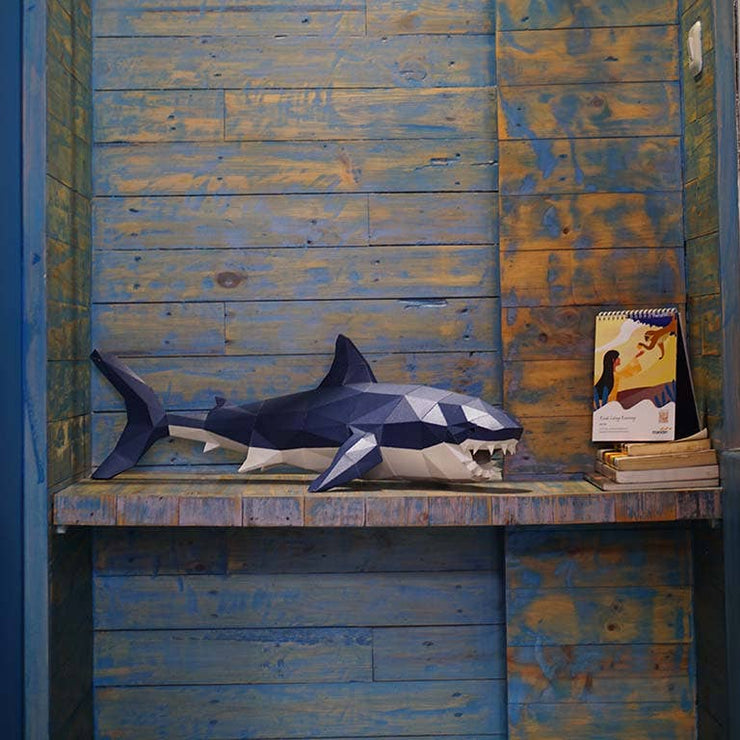 3D Shark Origami Model PaperCraft