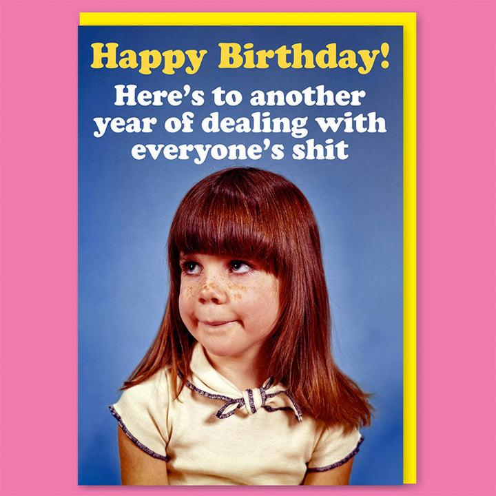 Another year of dealing Greeting Card