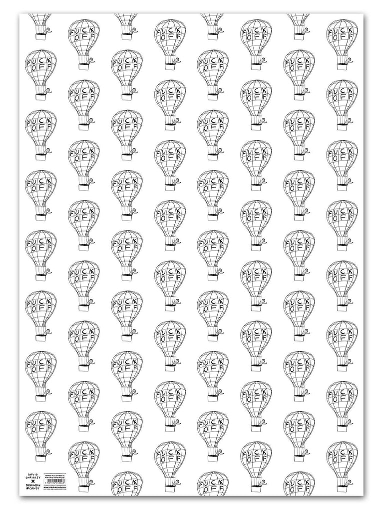Gift Wrap Balloon **Pack 2 Sheets Folded**
