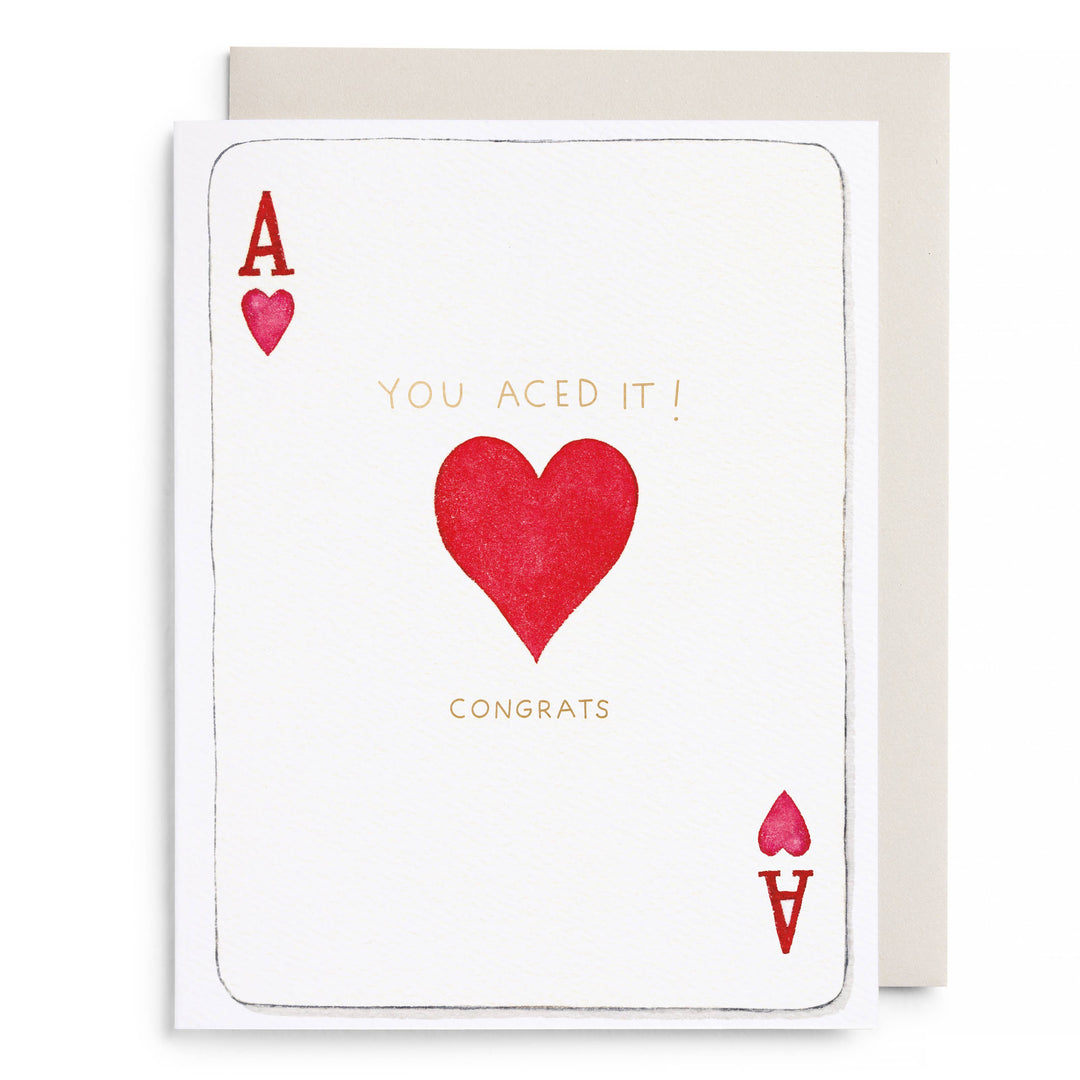 Aced It Congrats Card Greeting Card