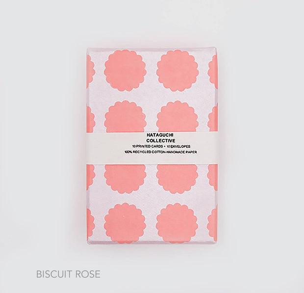 Greeting Card Set in Box: BISCUIT ROSE