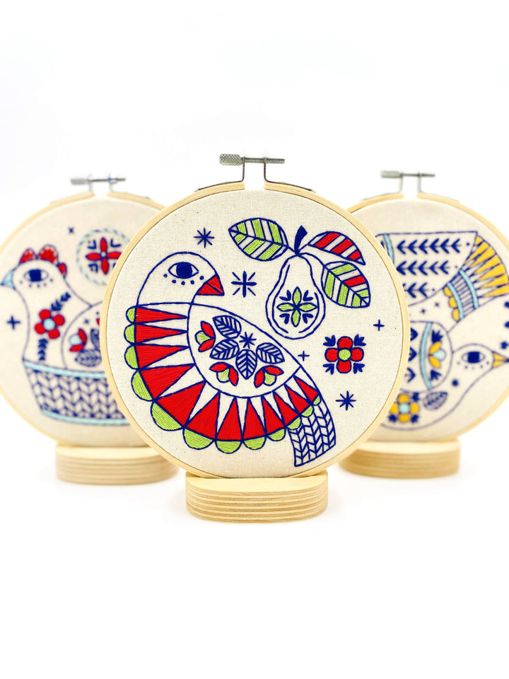 Partridge Complete Embroidery Kit