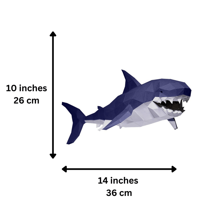 3D Shark Origami Model PaperCraft