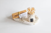 White Cylinder Striker 3 Piece Set w/ Palo Santo