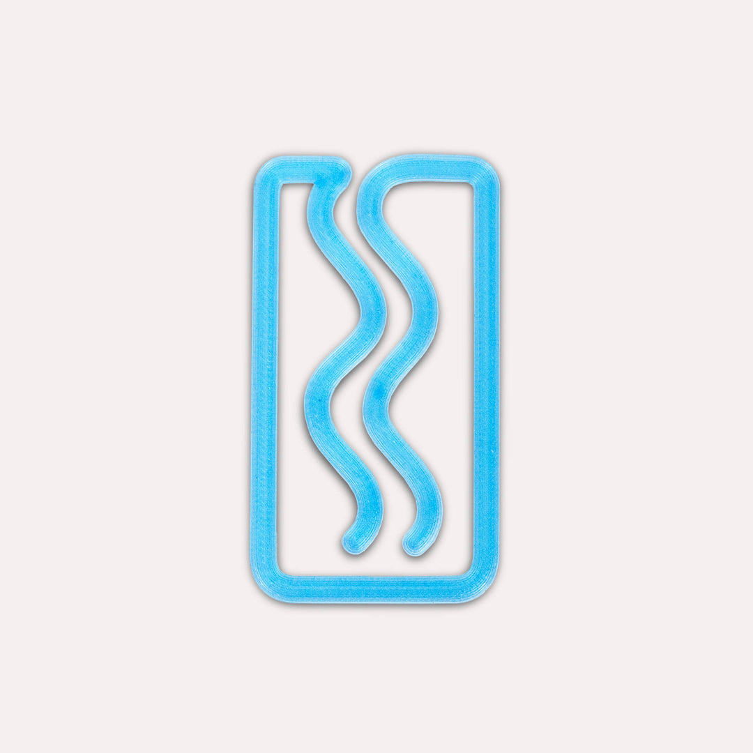 Miami Translucent 3D Printed Bookmark NEW: Multicolour